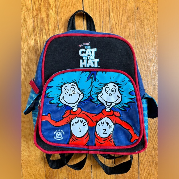 Vintage 2003 The Cat in the Ha Movie: Thing 1 & Thing 2 Mini Backpack - Picture 10 of 14